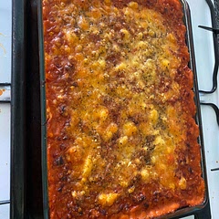 Decided to add more cheese and a bit of oregano’s on top
The family loved it!