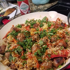 AMAZING FLAVOR!!! My husband and I loved this recipe!  The rice alone was yummy!! Definitely going in the favorites list! 🤤  As per prior notes, use 1 cup rice.  I also added a squeeze of lime juice at the end. 