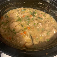 I sautéd the chicken before for extra flavor. This is a great recipe. I added a bit more chicken.