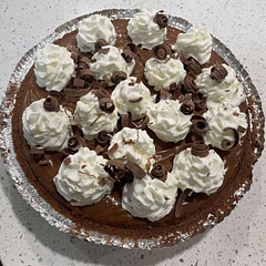 VERY rich!!!! Decided to just bit an Oreo crust. And just used cool whip instead of making it.