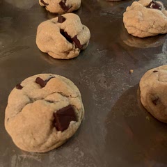 These were so good! Mine turned out thick and soft. Absolutely yummy! I used chocolate chunks instead of chocolate chips.