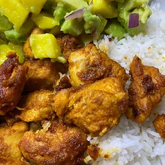 This was soooo good!! I done chicken instead of salmon because salmon is so expensive 😆It was so fresh and all the flavours just work together. My kids loved it as well. I will definitely make this again ☺️