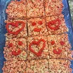 Not the best art, but I was holding my son while drawing lol! Delicious and cute little snack for the kids! Thanks for the recipe!!!
