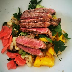 Was extremely delicious! I didn't marinate the steak and used regular cauliflower instead. 