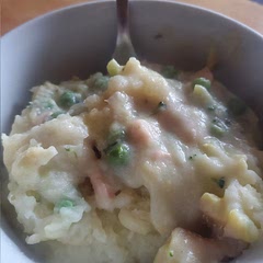 Substituted sweetcorn for some finely diced brocolli. Made with sunflower spread, dairy free cheese and oat milk to make it lactose free.