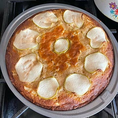 So I had followed the recipe besides adding more apples. We also had to up the time for it to be fully cooked, but the cake had little flavor.  I added for seasoning then what it called for and still found it bland and floury.
