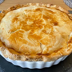 Pastry was to perfection! Love this pie recipe 👌🏼👩🏻‍🍳…. Done for meals for 2 days! 😋