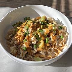 AMAZING. Used millet brown rice ramen instead!