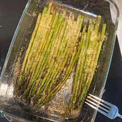 Tastes really delicious! I eyeballed the quantities and added a bit of sweet paprika as well. Perfect for a weeknight side. 220C is the conversion from F.