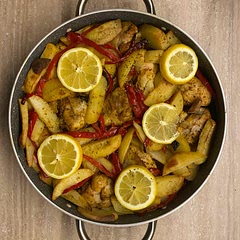 Very tasty, the chicken could be sliced a little bit before putting all the spices so it is better saturated. Also maybe try to fry the chicken parts a bit so they’re more crisp