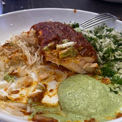 Serve with the green tahini sauce to balance the acidity.  Must use a whole fresh lemon.