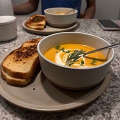 It was a little runnier than expected, I assumed it was closer to a bisque I probably could’ve added starch to thicken it up but will definitely try again and tweak!