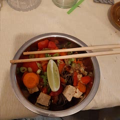 Made with soba noodles, particularly liked the tofu