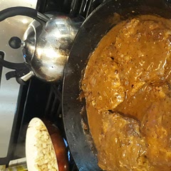 I dont think I've ever cooked a juicy pork chop.  Yummmmy.  Added fried potatoes and mixed veggies.  Not to hard to make.
