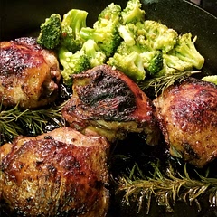Tender and slightly sweet. Easy one pan meal