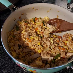 I followed the recipe quite loosely but it turned out great. I also added precooked chicken for some added protein.