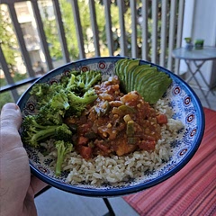 Added a bit more salt at the end but good and not too difficult. Just prep all the cutting before. 