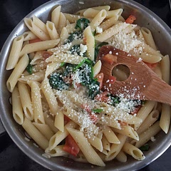 I didn't have tomato paste but still delicious 😋 