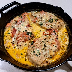 Chicken came out moist and delicious. Good recipe.  Will make again