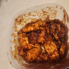 I tossed the in BBQ they taste so good 👍 