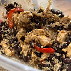 Pretty standard recipe. I threw it into a burrito and it was really good. It made a ton of leftovers