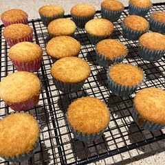 Made minis for my 15 month old!
Very fluffy.