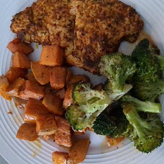 I took the advice to nuke the sweet potato for a few minutes. It might not have been necessary but didn't hurt. This is a for sure make again 
