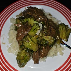 I readjusted the recipe to much soy for me.  It was good tho. I used cauliflower rice. 