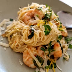 Took my own measurements and added (as always) garlic and herbs to the pasta cooking water that I now save as a broth for something else, but BY THE GODS this was tasty.