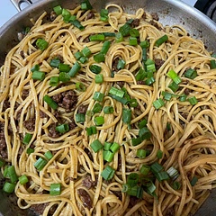 I made a pound of linguine instead of 10oz but the recipe was delicious! Will be making again soon!