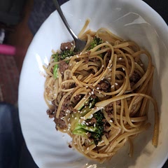 I added broccoli and sesame seeds, left out the brown sugar.  