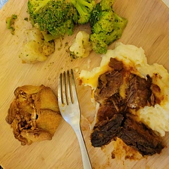 Meal prep was about an hour. Once in the oven the dish cooked for 2 hours to be tender. 