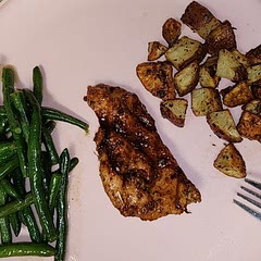 Sauce tastes sweeter in the pan than it does on the chicken. REALLY good!! I served with potatoes and green beans