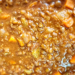 Great healthy meal. Not difficult. I buy the mirepoix because it's easier for me than cutting. It's a great cheat and always adds to the mix. You can always improvise with lentils that's what I like about them.