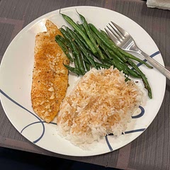 This recipe was super easy to follow and was ready in less than an hour. However I did use old bay seasoning on the fish instead. Definitely will be making again