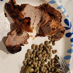 so good,  did more like 30 minutes and rotated half way a few times and did 2 medium pork tenderloins in my air fryer,  so good