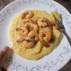Subbed the chili flakes for a few shakes of paprika. Came out good nonetheless! Simple and tasty but the polenta I used from TJ's was kind of hard to break up and thicken with almond milk.