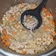 I followed the recipe exactly apart from using less ditalini (it absorbed a lot of the broth the first time). Added lemongrass paste this time and I definitely recommend it! 😋