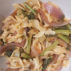 It was very easy to make it, but the flavour was a bit bland. I've added onions, tomato sauce, garlic and ginger and I prefer it this way