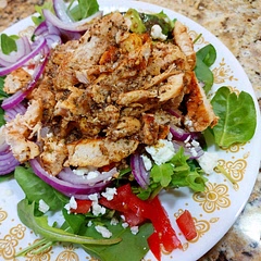 This was a good salad for a dinner choice. I would rate it a 7 out of 10. 