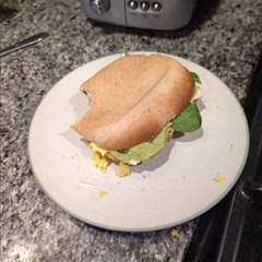 Used avocado instead of mustard. 