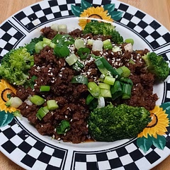 Doubled the sauce. A bit salty because we used regular soy sauce since that's what we had in our fridge. Next time we'll know better. And there will definitely be a next time! So delicious!