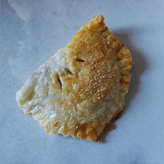 I did a milk wash instead of egg so it didn't brown as well as I'd like but they're tasty and pretty straightforward. 
Not too sweet. I used frozen puff pastry and cooked slightly longer.