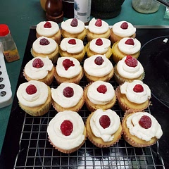 I put a raspberry on top, everyone liked them 