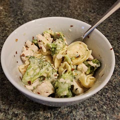 I added red pepper flakes! Super yummy😋