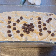 It did take an hour to cook. Had to put foil on because it was getting too dark but not done yet! Maybe because I added almost a cup of chips ? 🤣