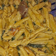 Definitely had to add more spices, and I also added spinach and onion. So good!