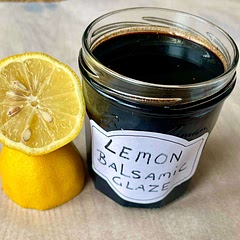 Lemon balsamic glaze so fresh and tangy 
