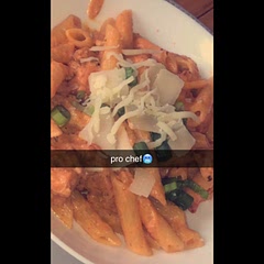 it was actually really good, i topped it with mozzarella and parmesan cheese (my favourite part ))

personally don’t love tomato saucy foods but if you do then it’s great!