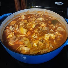 Hold off on the rice until simmering so the carrots have more time to cook and soften